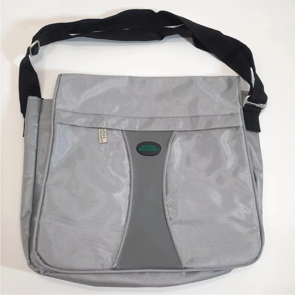 matrix reloaded cast and crew promo bag new movie critic crossbody